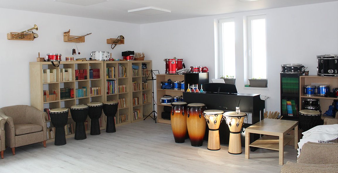 Salle de musique à la Casa Austria - Concordia Projets Sociaux