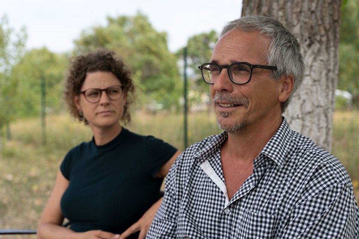 Psychologist Lisa Dangl and psychotherapist Michael Gaudriot from "die möwe" at CONCORDIA Social Projects
