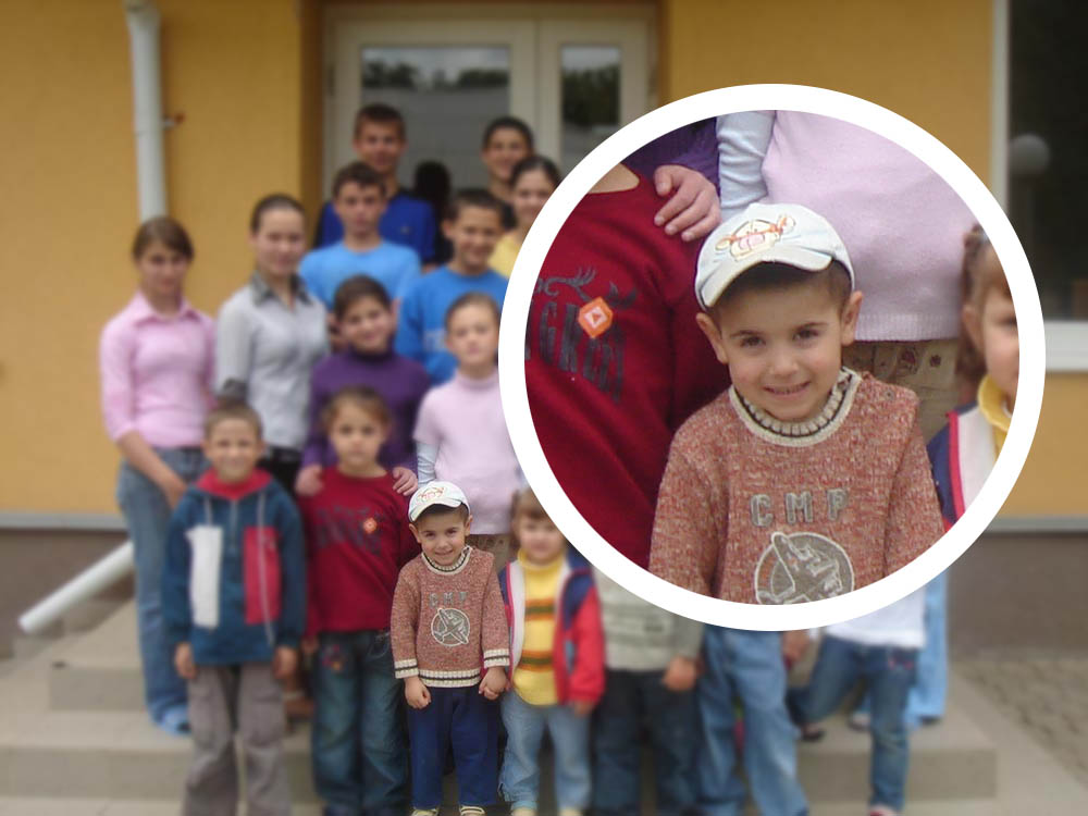 Dan als 3-Jähriger, kurz nachdem er zu Concordia kam